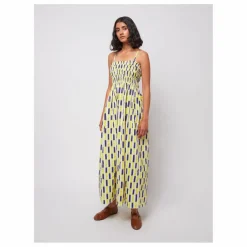 Robe Imprimée Coton Bio - Collection Femme | Jaune