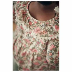 Robe India Fleurie | Ecru