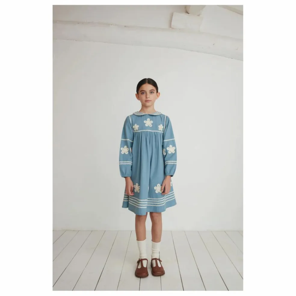 Robe Inga Coton Bio | Bleu