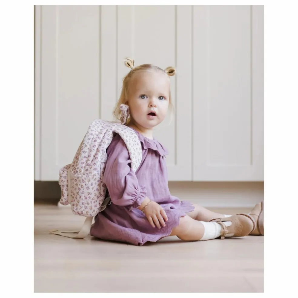 Robe Isla Gaze de Coton Bio | Magenta