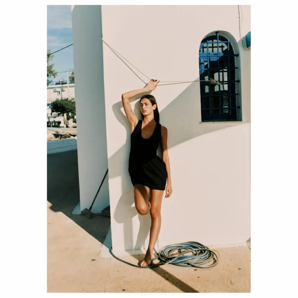 Robe La Popeline Mini | Noir