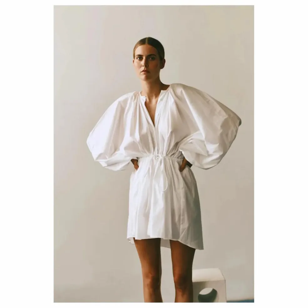 Robe La Volumineuse Mini | Ivoire