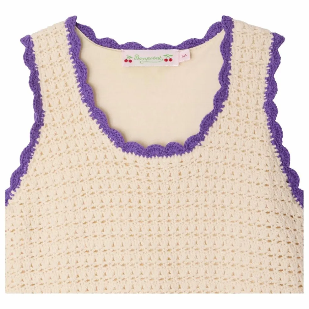 Robe Lali Maille | Ecru