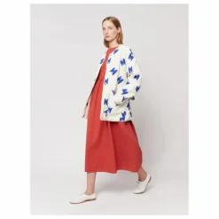 Robe Loose Coton et Lin - Collection Femme | Rouge