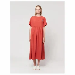 Robe Loose Coton et Lin - Collection Femme | Rouge