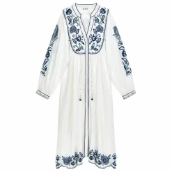Robe Lucia Brodée | Ecru