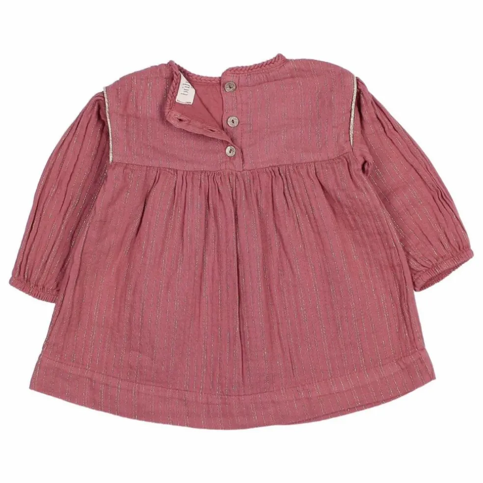 Robe Lurex Coton Bio | Mauve