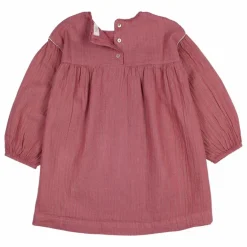 Robe Lurex Gaze de Coton Bio | Mauve