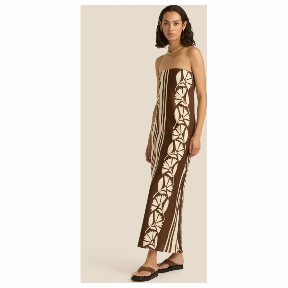 Robe Maeve Clove Coconut Lin | Marron