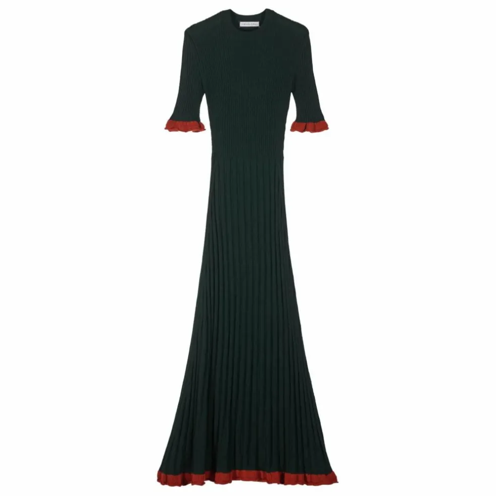 Robe Magda Laine Mérinos Extra Fine | Vert foncé