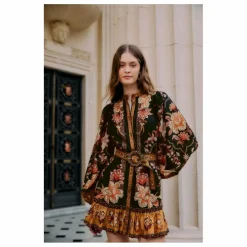 Robe Majestic Garden | Noir