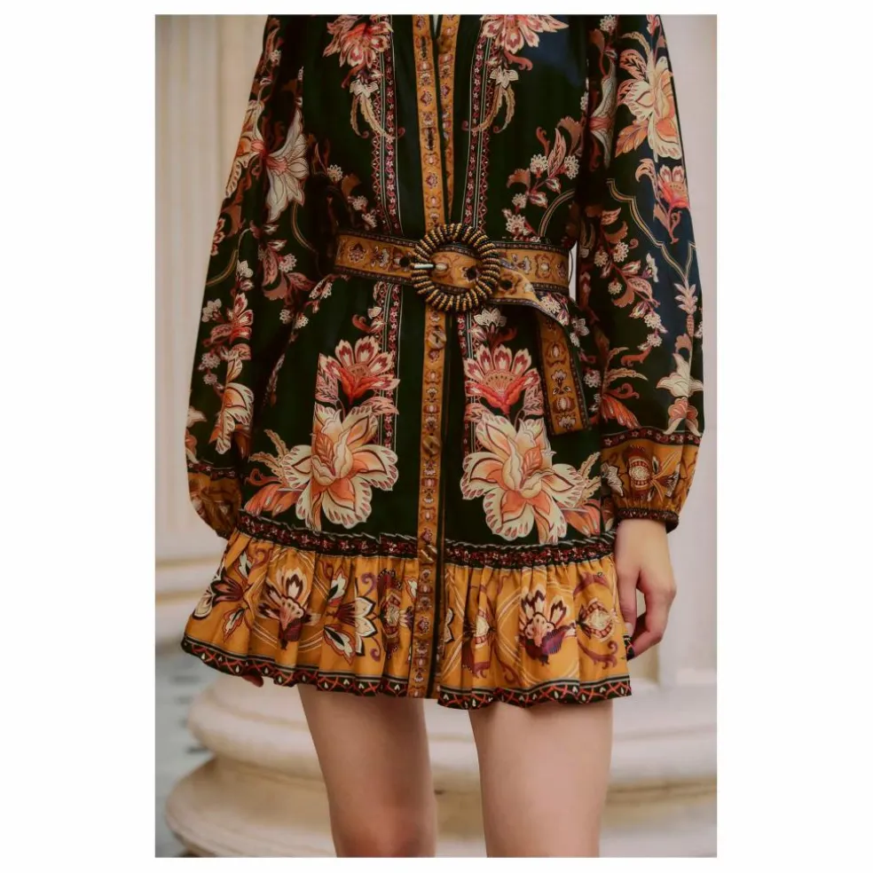 Robe Majestic Garden | Noir