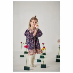 Robe Massilia Fleurie | Bleu marine