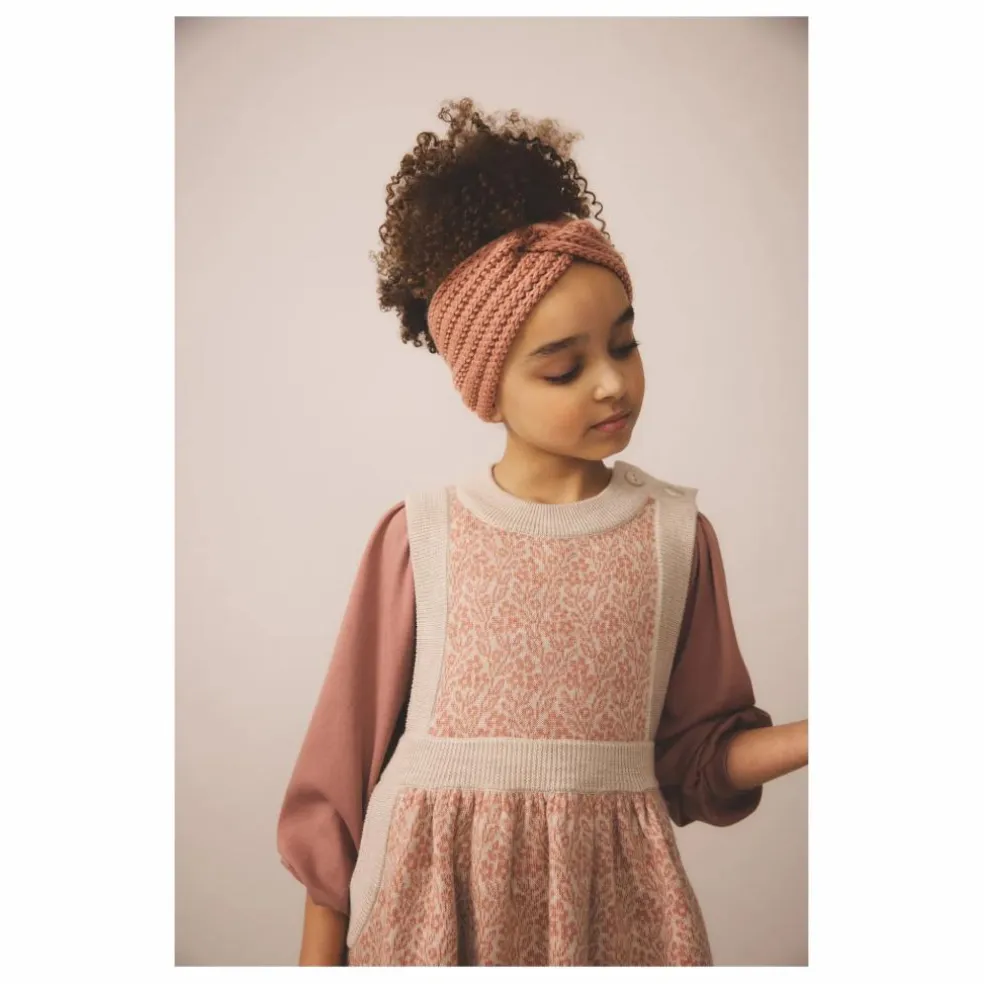 Robe Mathilda Laine de Mérinos | Rose pâle
