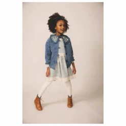 Robe Mathilda Laine de Mérinos | Bleu pâle