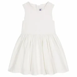 Robe Meora Gauffrée | Ecru