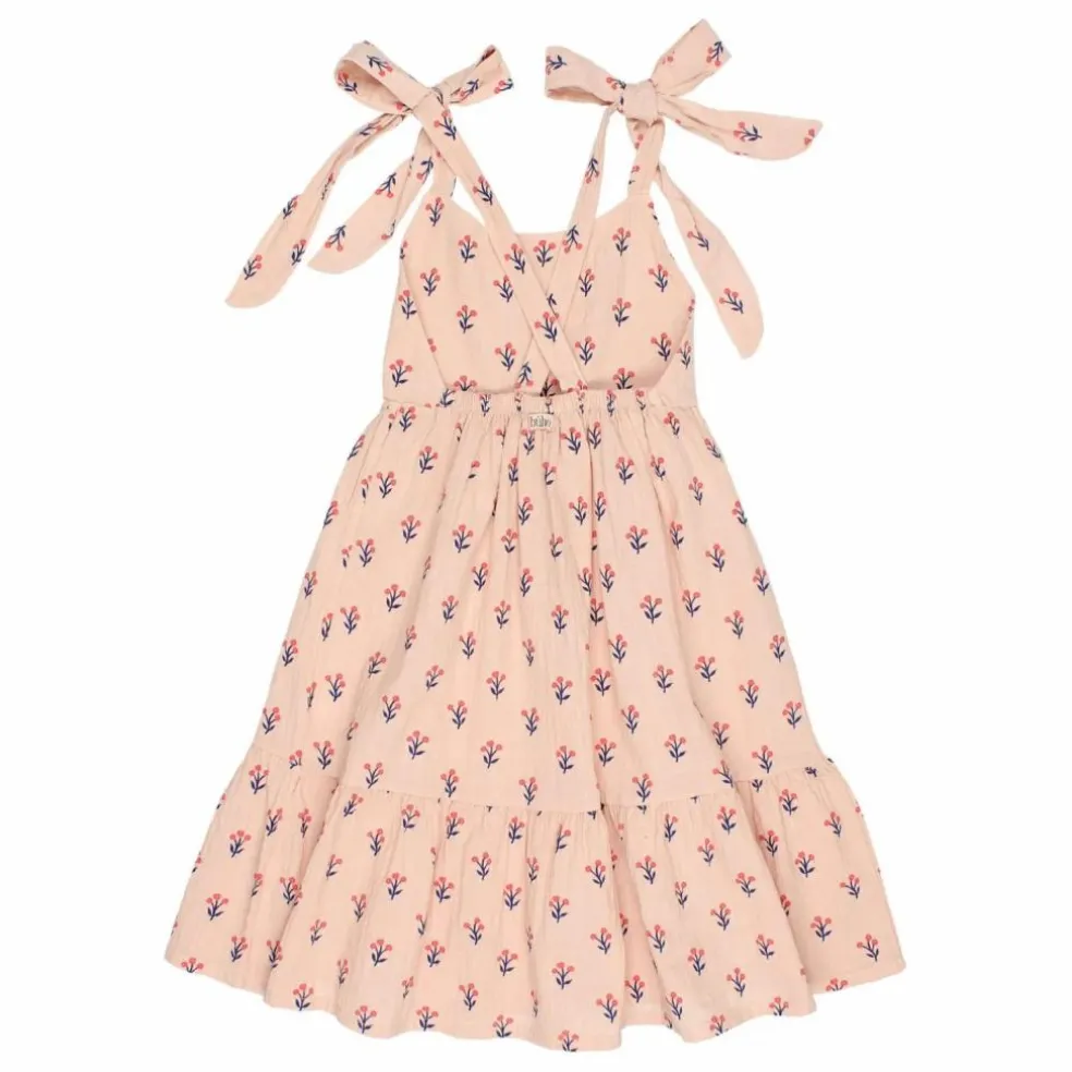 Robe Midi Capri Coton Bio | Rose pâle