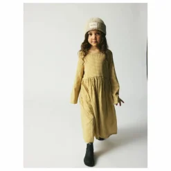 Robe Midi Vita Carreaux Coton Bio | Beige