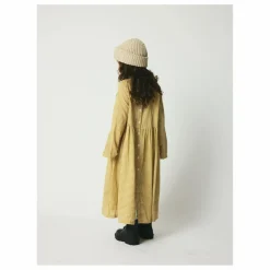 Robe Midi Vita Carreaux Coton Bio | Beige