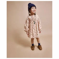 Robe Naïf Fleurie Coton Bio | Rose