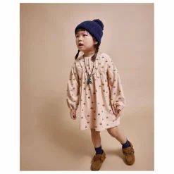 Robe Naïf Fleurie Coton Bio | Rose