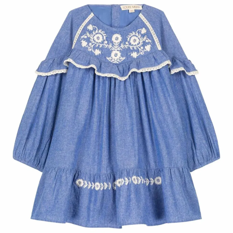 Robe Orana Coton Bio | Bleu jean