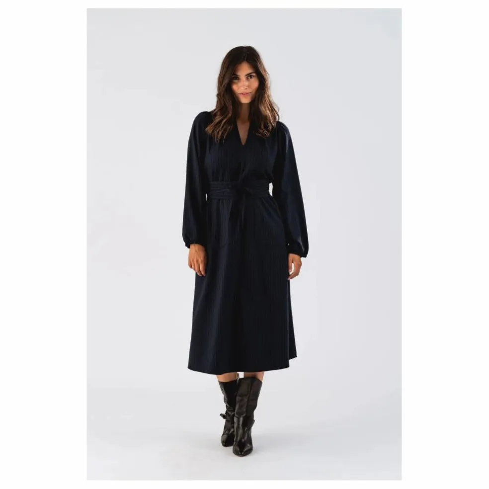 Robe Paris Rayée | Bleu marine