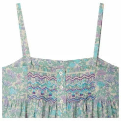 Robe Passion Liberty Coton Bio | Vert d'eau