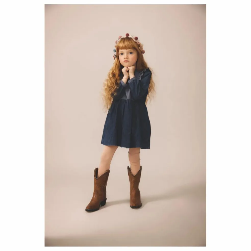 Robe Percy Coton Bio | Bleu
