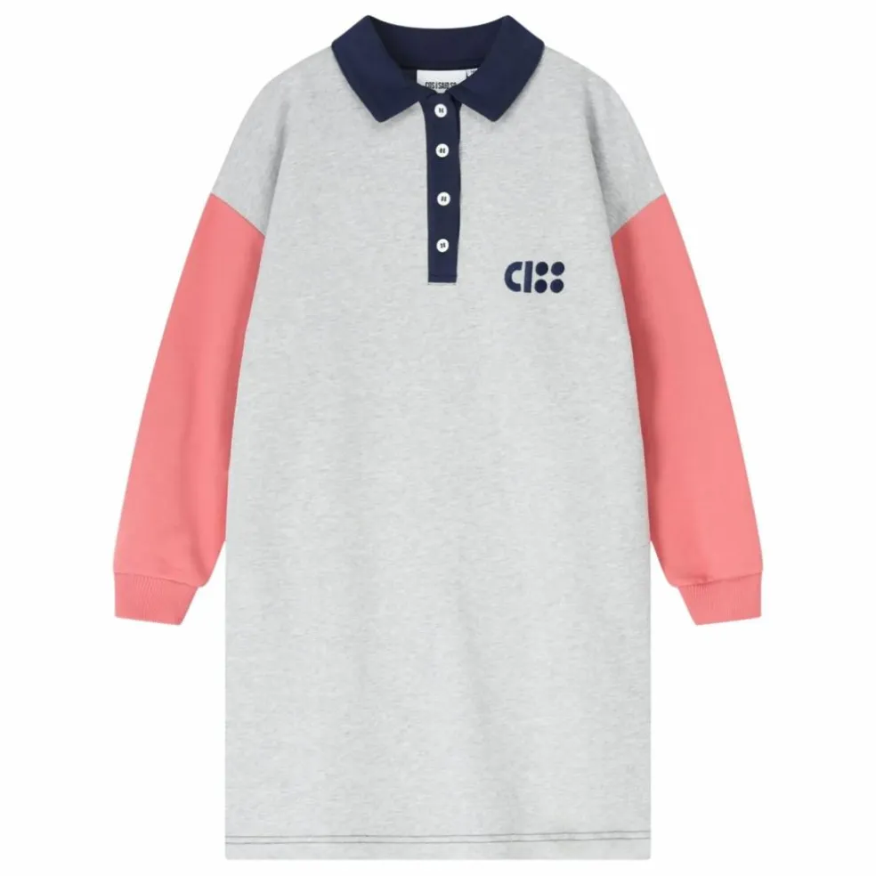 Robe Polo Coton Bio | Gris