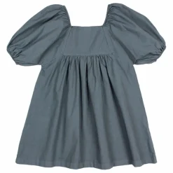 Robe Popeline Coton Bio | Bleu nuit
