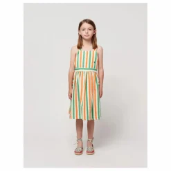 Robe Rayée | Ecru
