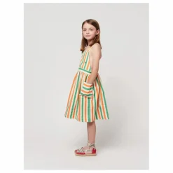 Robe Rayée | Ecru