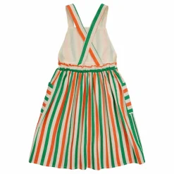 Robe Rayée | Ecru
