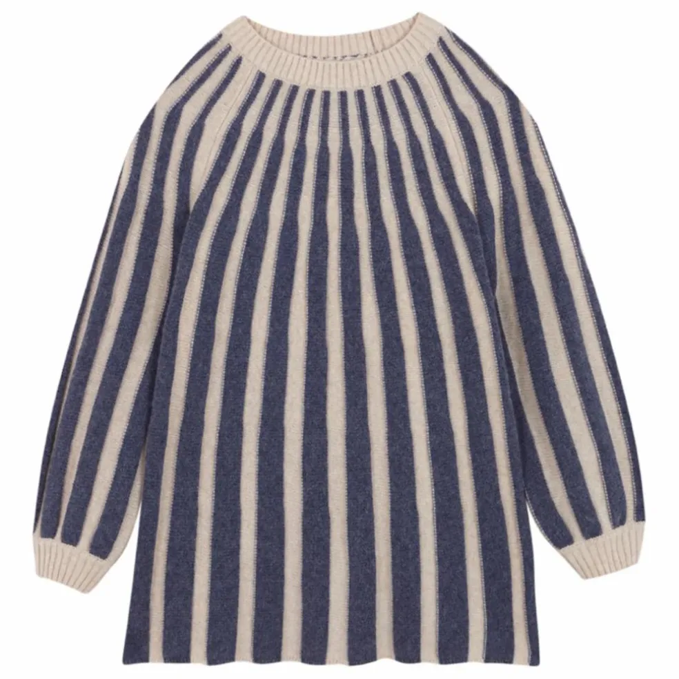 Robe Rayures | Bleu gris