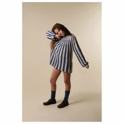 Robe Rayures | Bleu gris