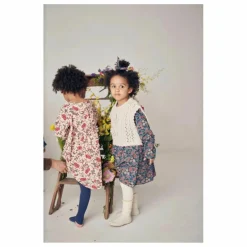 Robe Roulotta Fleurie | Ecru