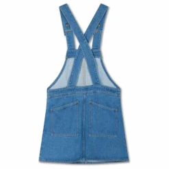 Robe Salopette Coton Bio | Bleu jean