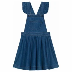 Robe Salopette Denim Coton Bio | Bleu jean