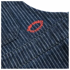 Robe Salopette en Jean Coton Bio | Bleu marine