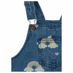 Robe Salopette en Jean Magot Arc en Ciel Coton Bio | Bleu