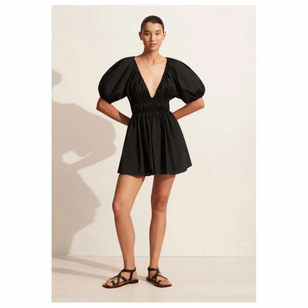 Robe Shired Plunge Mini | Noir