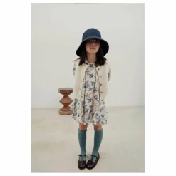 Robe Smockée Fleurie | Ecru