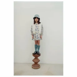 Robe Smockée Fleurie | Ecru