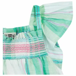 Robe Smockée Louise Carreaux | Vert