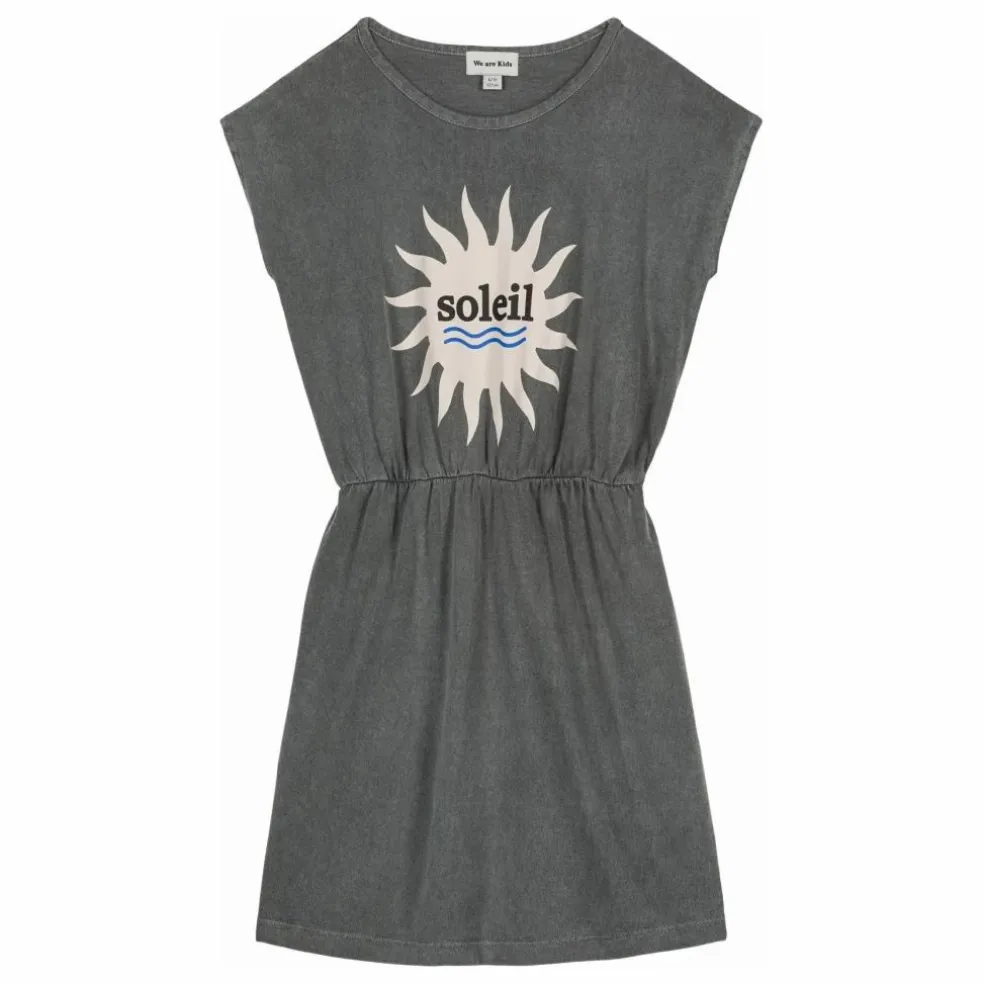 Robe Suzy Coton Bio | Gris anthracite