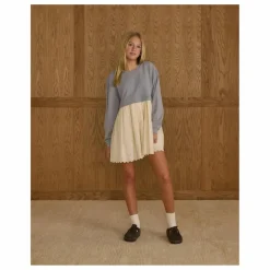 Robe Sweat | Bleu gris