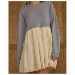 Robe Sweat | Bleu gris