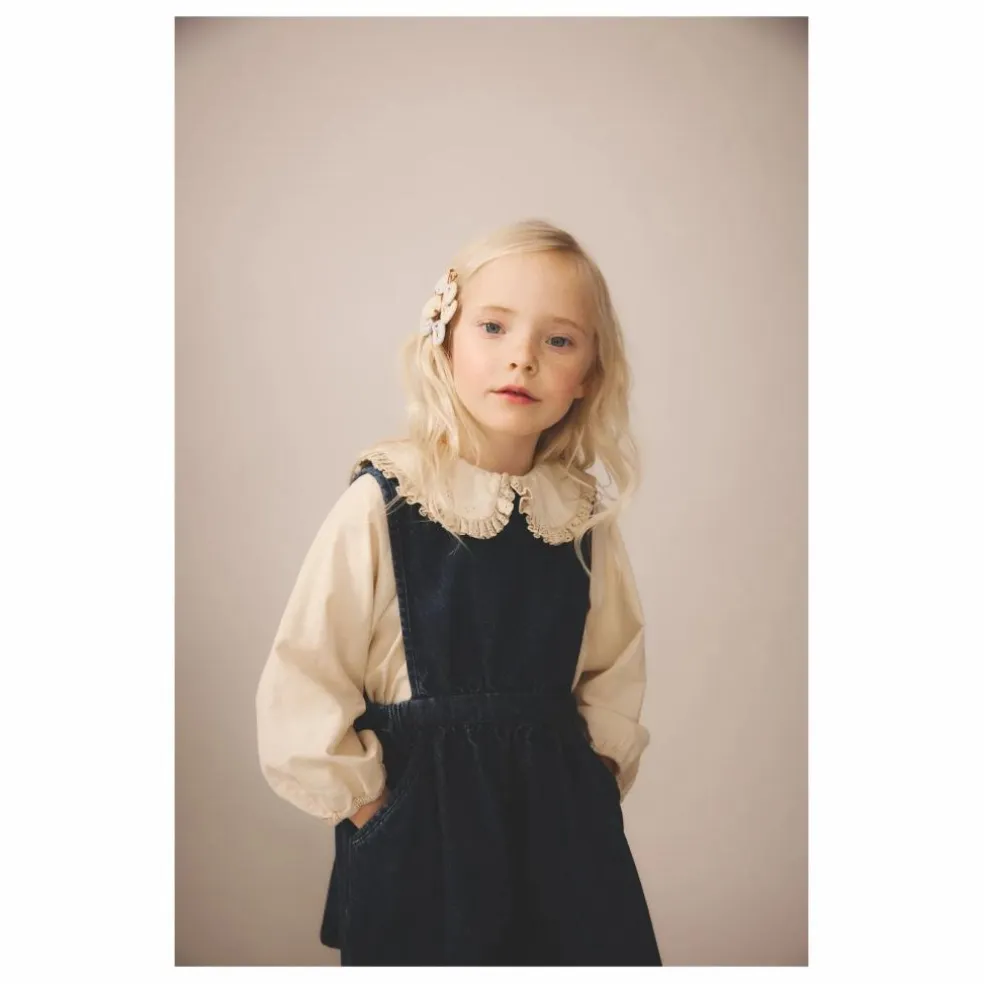 Robe Tippi Coton Bio | Bleu foncé