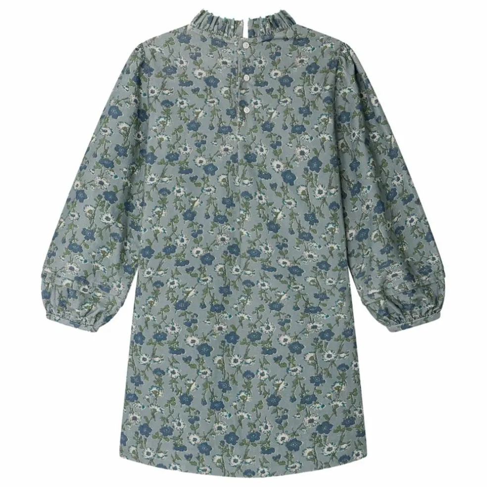 Robe Topaz Liberty Velours Milleraies | Bleu